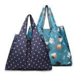 2 grocery shopping bags