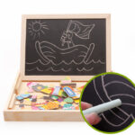 Multifunctional Magnetic Kids Puzzle Drawing Board Educational Toys Learning Wooden Puzzles Toys For Children Gift