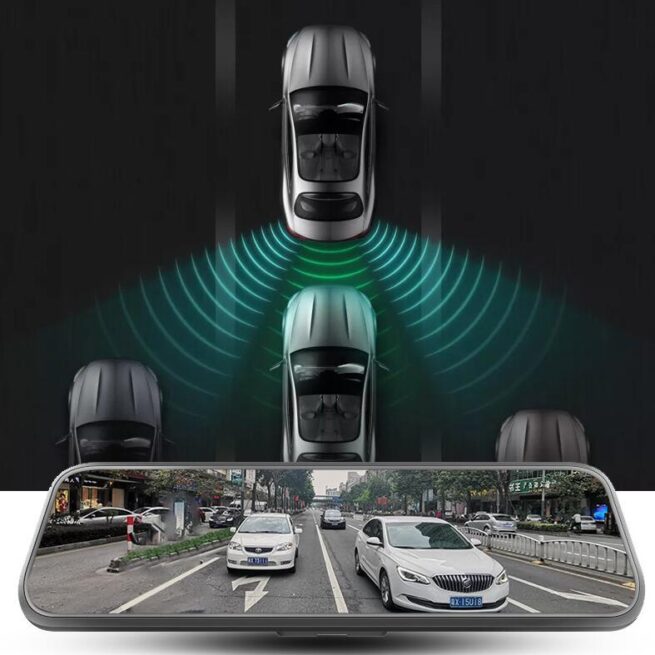 Dual Cameras Driving Recorder with Full Display Screen