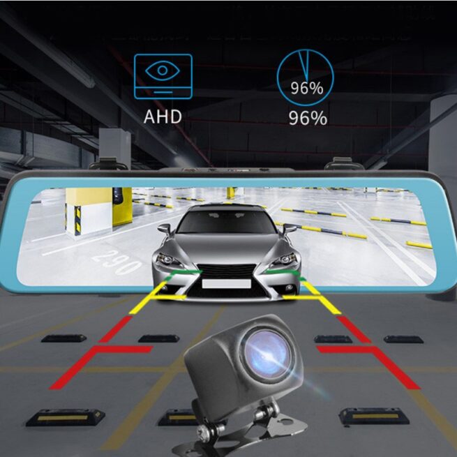 Dual Cameras Driving Recorder with Full Display Screen