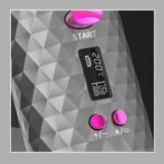 Electric LCD Display Automatic Rotating Cordless Hair Curler Fast Curling Iron Tongs Portable USB Rechargeable With Comb Safe USB Cordless Automatic Rotating Hair Curler Hair Waver Curling Iron