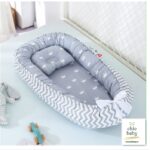 Baby Removable And Washable Bed Crib Portable Crib Travel Bed For Children Infant Kids Cotton Cradle