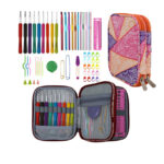 36 Styles Crochet Hook Set With Case Weaving Knitting Needles Set DIY Needle Arts Craft Sewing Tools Accessories For Women